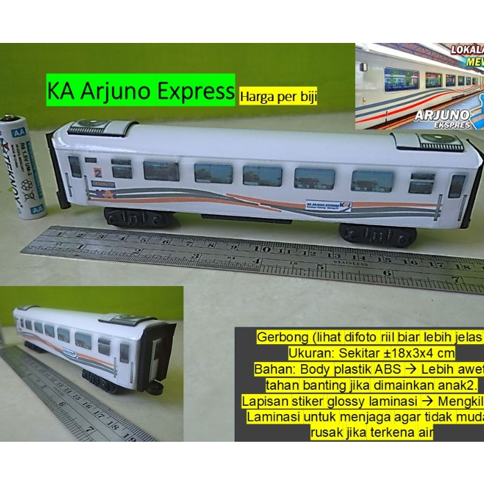Kereta api gerbong KAI Arjuno express