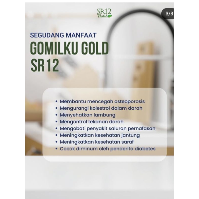 

Go milku Gold SR12 susu kambing etawa