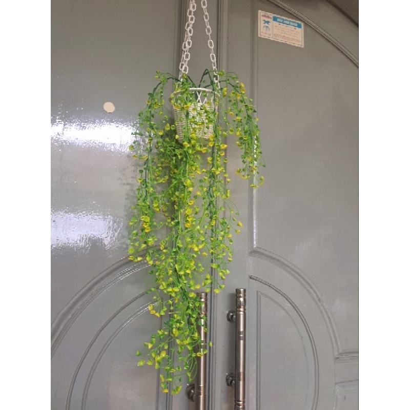 Daun Gantung Plastik /Daun Juntai import plastik /Bunga Gantung/Daun artificial lonceng/DAUN juntai