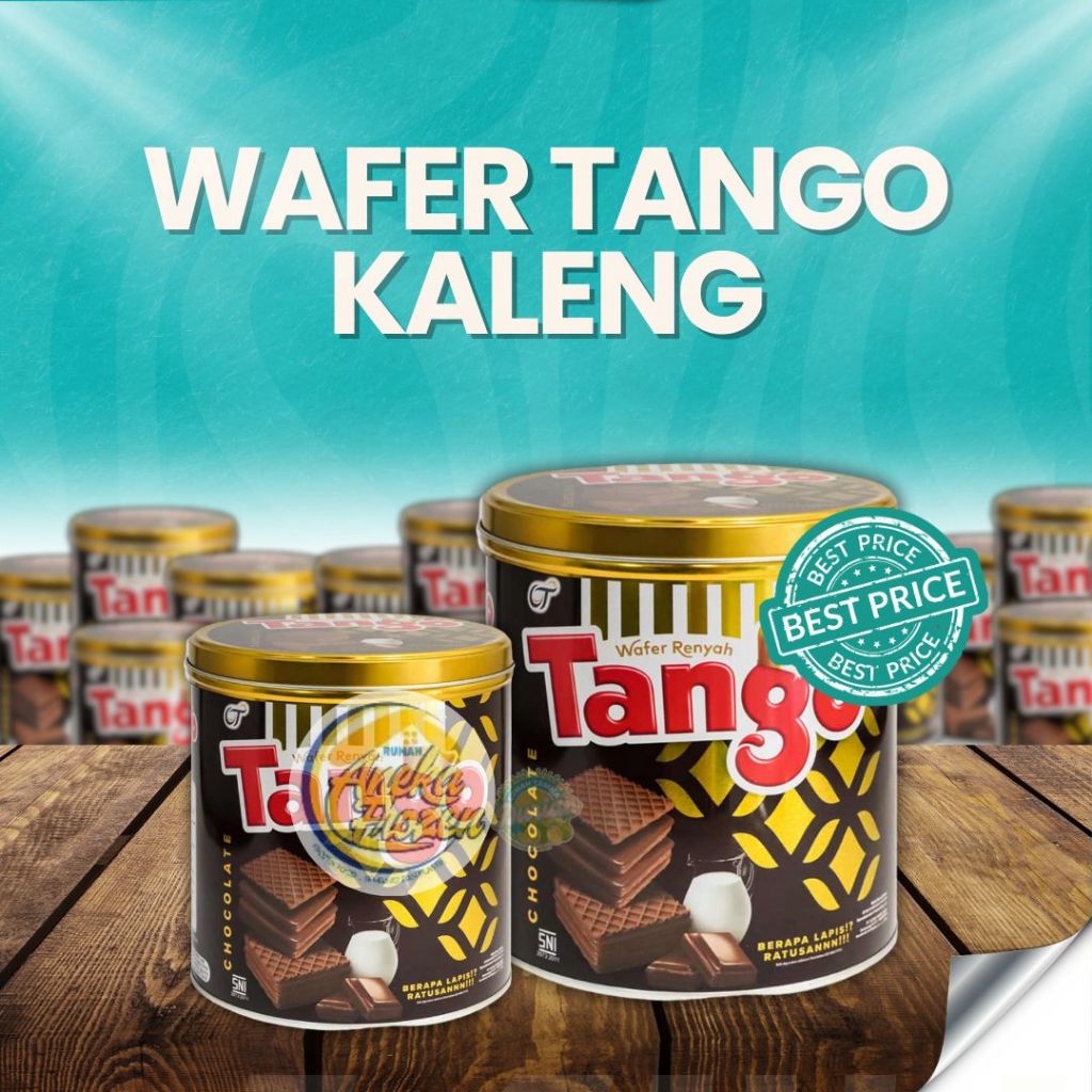 

Wafer Tango Chocolate 270g Kaleng