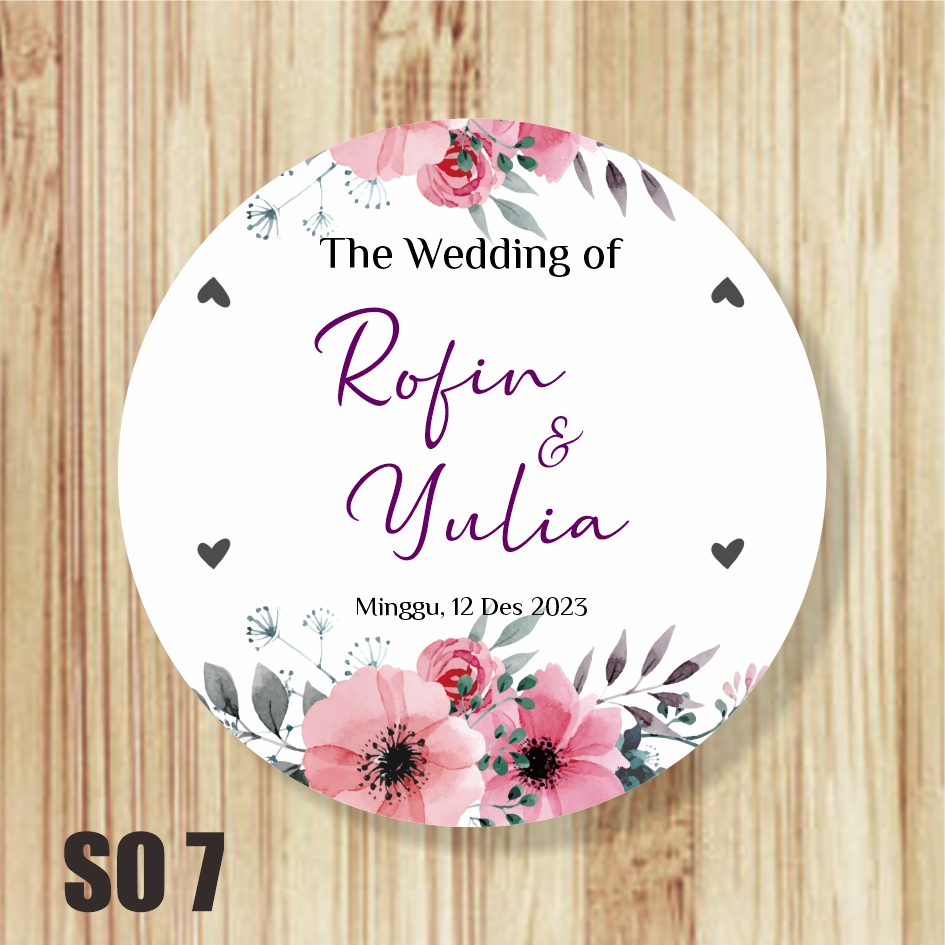 

Stiker Souvenir stiker wedding stiker penikahan