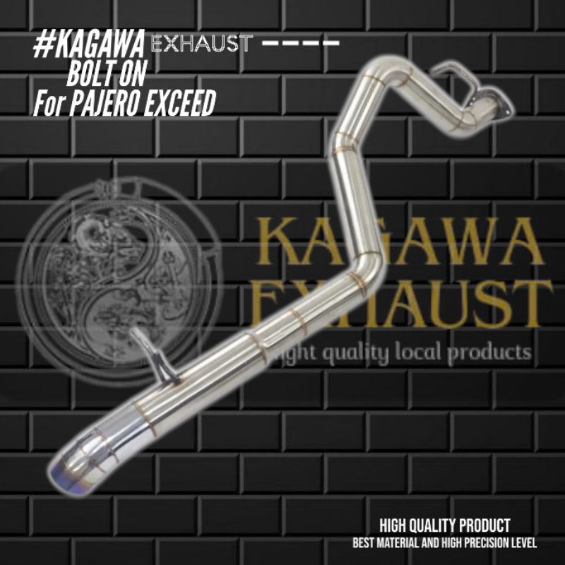 Bolt On Tailpipe Pajero Exceed
