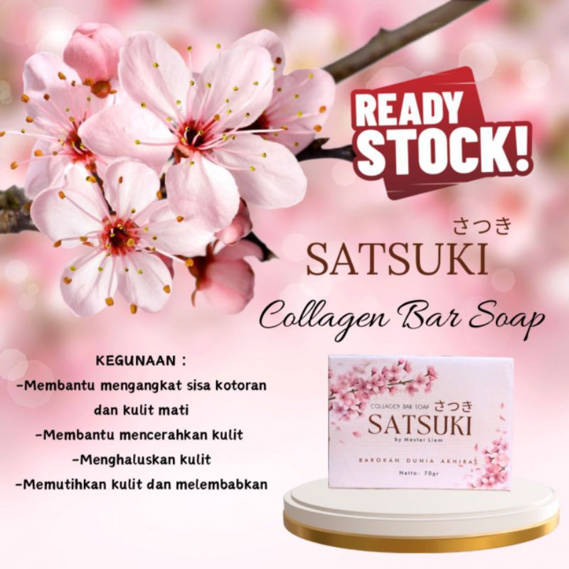 Satsuki Collagen Bar Soap By Master Liem