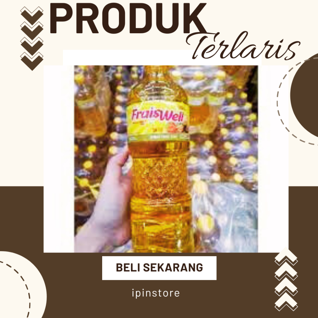 

Minyak Goreng Freiswell free sabun cuci piring dan buah- Kualitas Terbaik Hanya Rp 11.000!