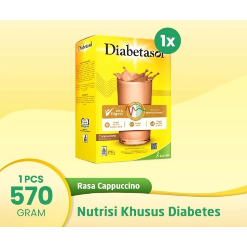 

susu diabetasol rasa cappuccino 570g