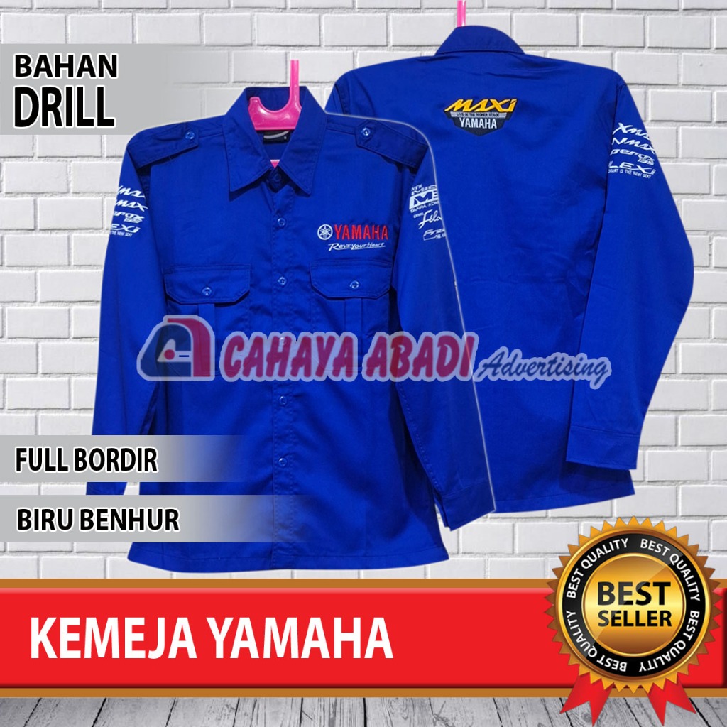 Kemeja Yamaha Baju Yamaha Seragam Yamaha