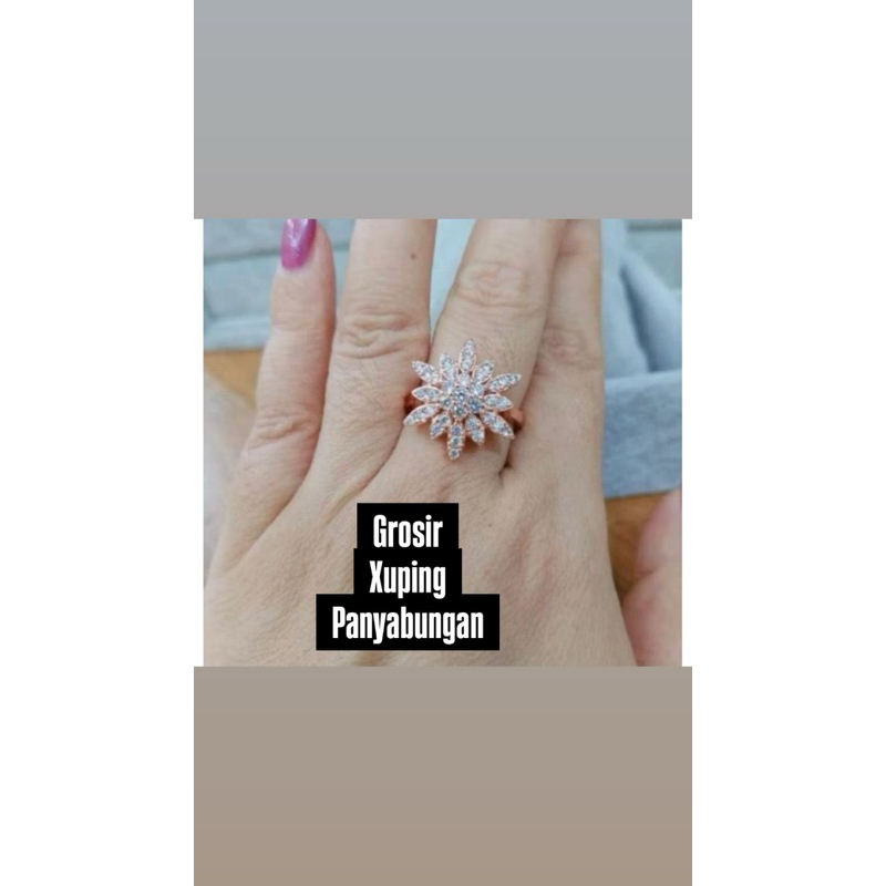 Cincin Bintang Laut replika berlian
