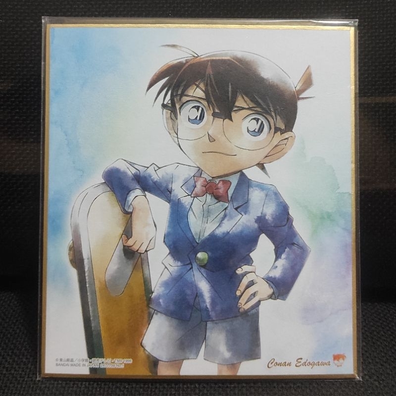 Shikishi Anime Detective Edogawa Conan Original Jepang