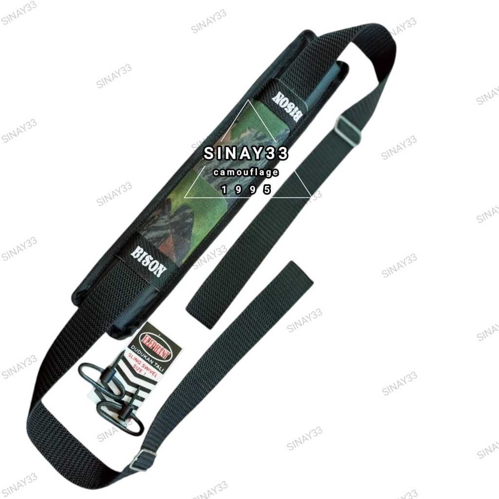 TALI SANDANG BONUS SWIVEL CANON Tali sandang camo bonus swivel / Tali jerat kuat tali sandang camouf