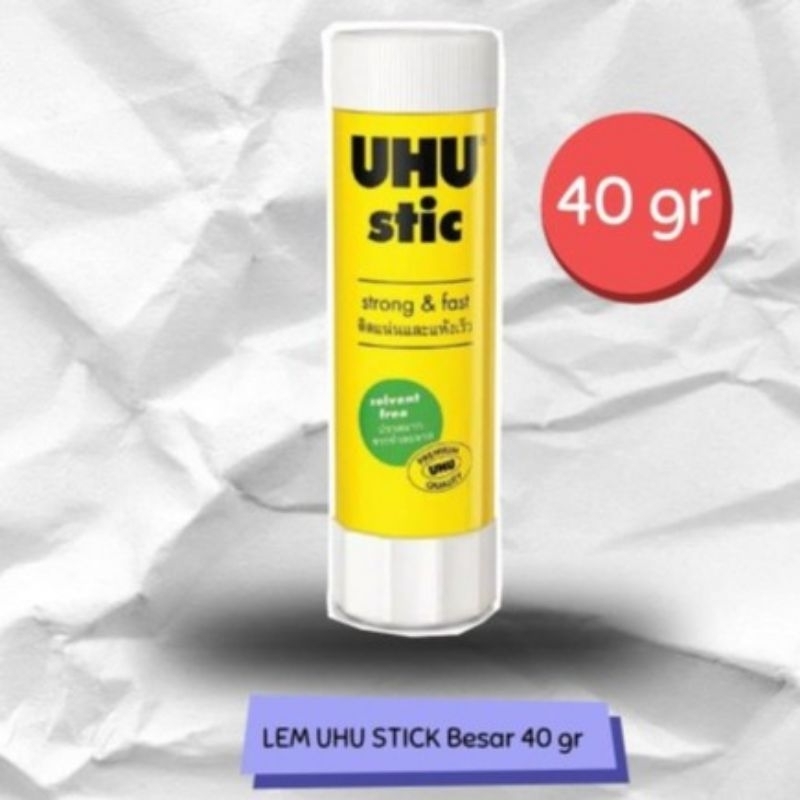 

Lem Stick UHU 40 Gram Harga 1 Pcs Glue Stick
