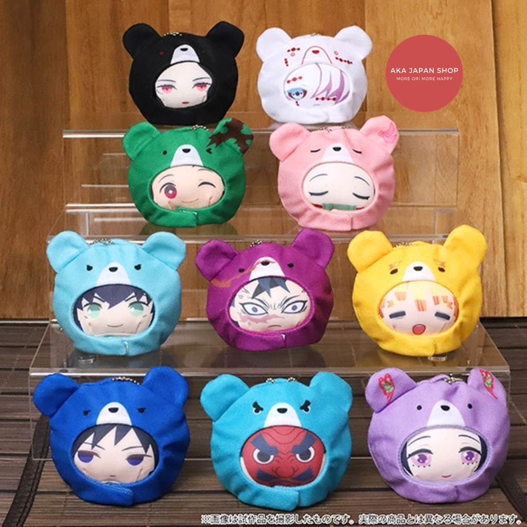 Kimetsu no Yaiba Demon Slayer Anizukin Mascot Plushie Tanjiro Kamado Nezuko Kamado Zenitsu Agatsuma 