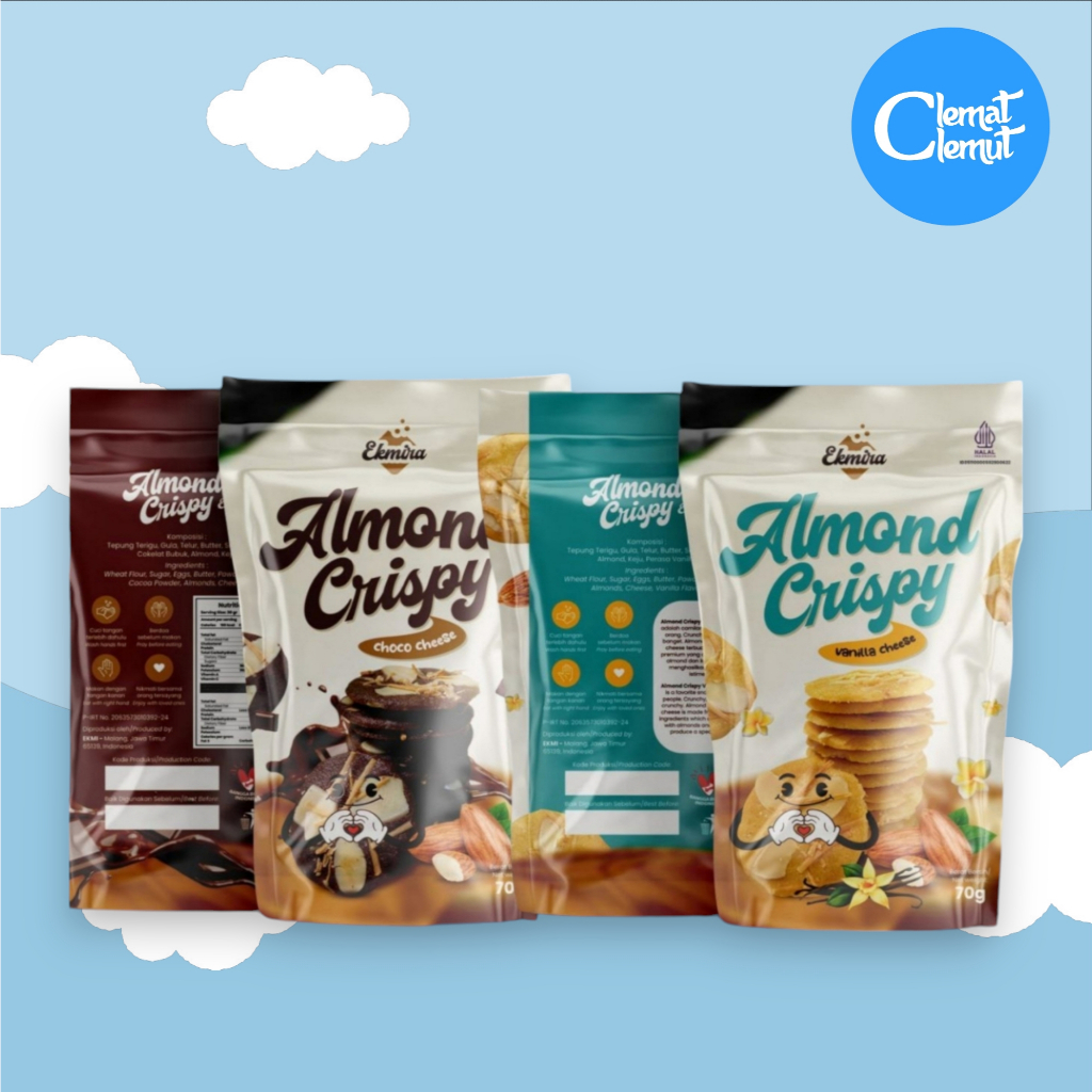 

ALMOND CRISPY | CHOCO CHEESE DAN VANILLA CHEESE | KELEZATAN YANG MENGGUGAH SELERA