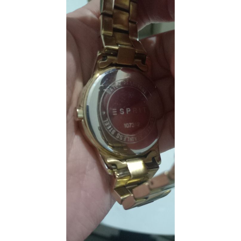 ORI - Autenthic Esprit jam tangan wanita warna gold