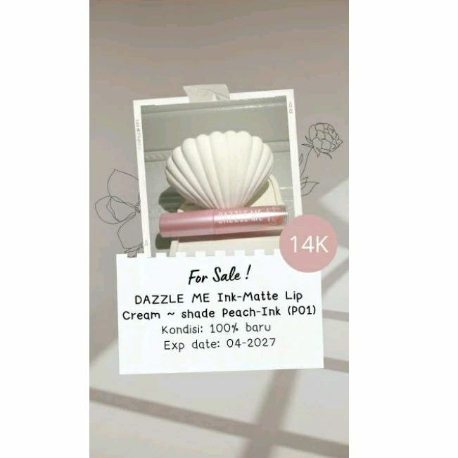 Lipcream Dazzle Me/Dazzle Me Ink Matte Lip Cream/Lipcream Dazzle Me Murah/Dazzle Me Lipcream