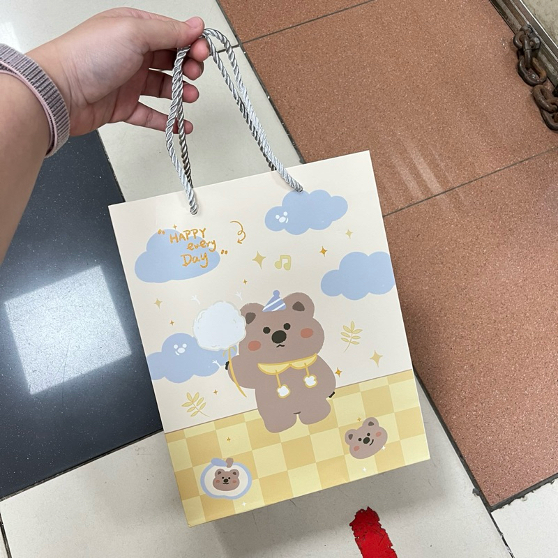 

PAPER BAG BEAR LUCU FOR GIFT / KADO ULTAH / SOUVENIR