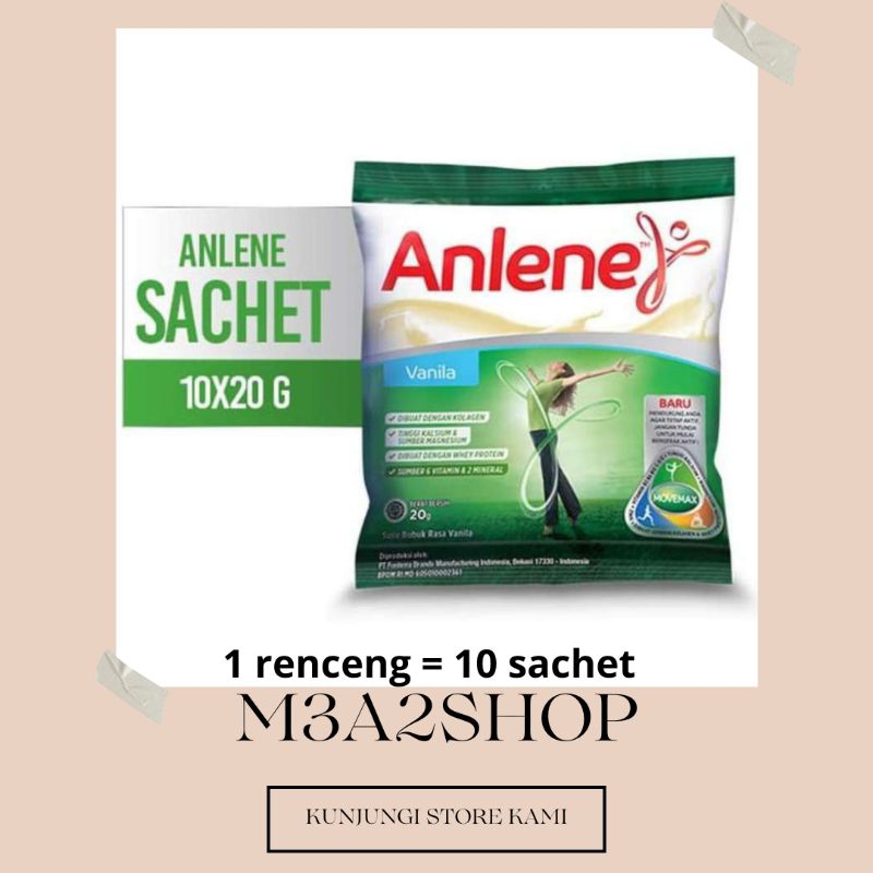 

ANLENE VANILA RENTENG ISI 10 SACHET