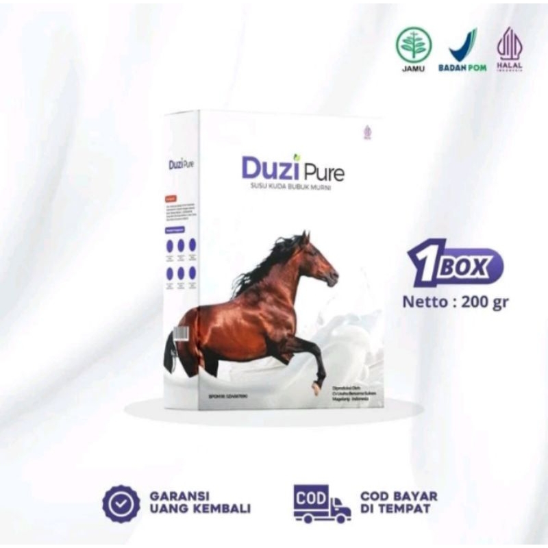 Duzi Pure Susu Kuda Lombok 1 Box 200 Gram