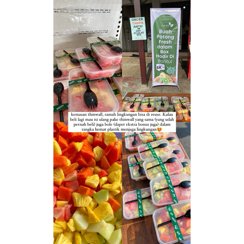 

Buah Kupas Box - Freshbite - Buah Potong sudah di Kupas Potong dalam Thinwall
