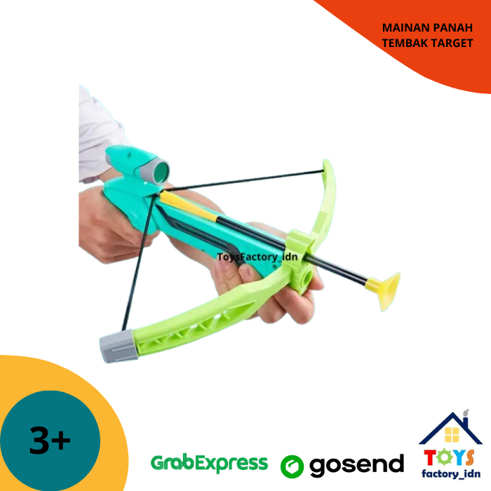 Mainan Panah Target Bola Lengket Dan Lembut / Mainan Panah Tembak Target / Fun Archery Crossbow