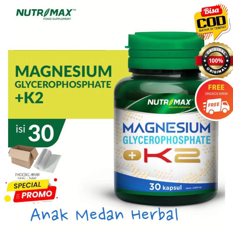 Nutrimax Vitamin Magnesium Glycerophosphate + K2
