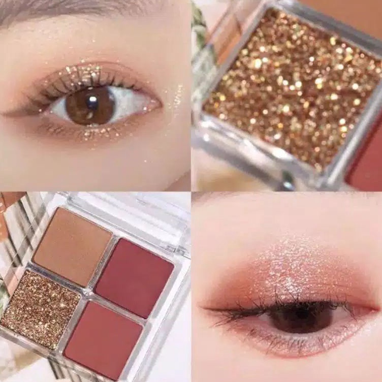 Promo Hemat  EYESHADOW 4 color LAMEILA disk matte