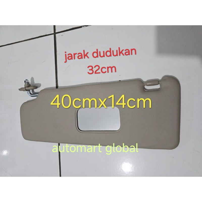 Awet Sun Visor Honda Mobilio Brio Kiri