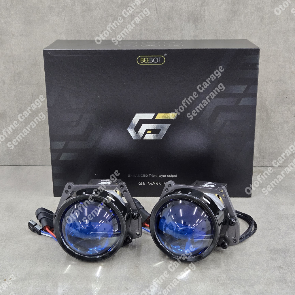 Projector Headlamp Beebot G6 Mk4, 3inch Bi-Led, Hi-Low 70-80W, Garansi 2th
