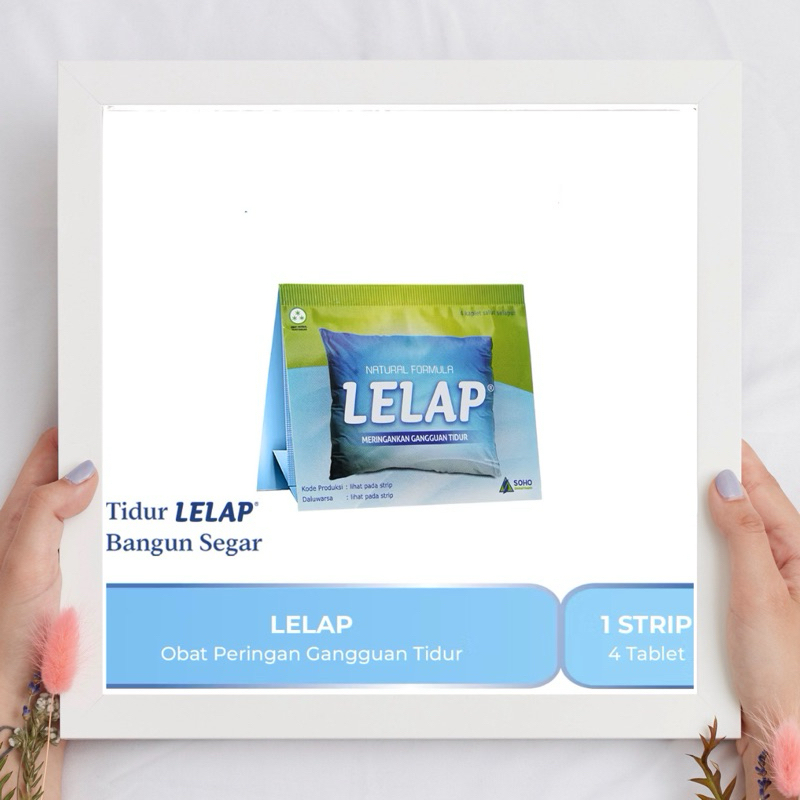 Lelap 1 Strip (4 Kaplet) - Obat Peringan Gangguan Tidur