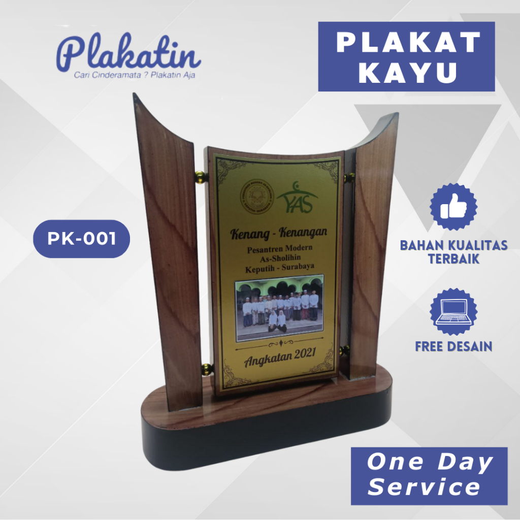 PLAKAT KAYU KENANG KENANGAN MURAH | Vandel Plakat Kayu Premium | Grosir Plakat Magang PKL