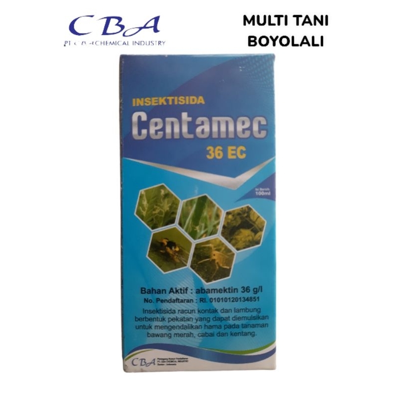 Insektisida CENTAMEC 36 EC abamektin dosis tinggi 100 ml keriting cabai