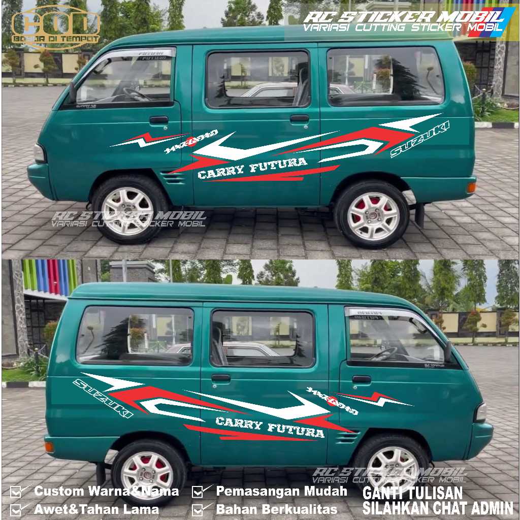 sticker mobil carry futura cutting sticker mobil carry futura terbaru