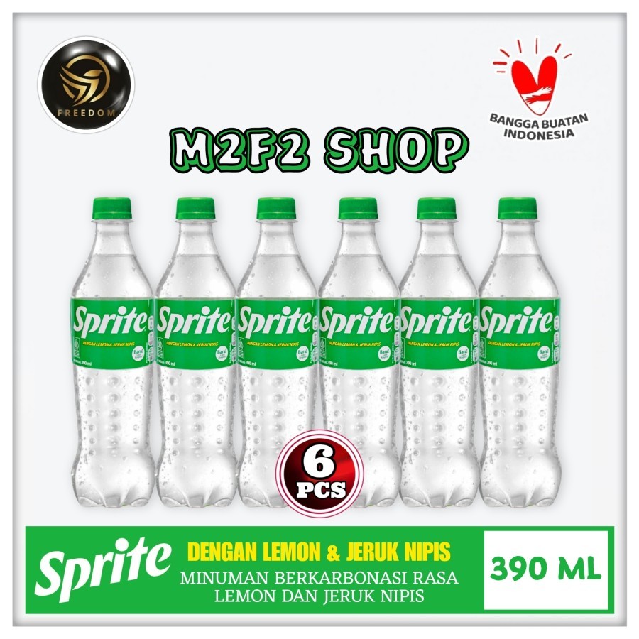 

Sprite Original Minuman Bersoda Botol Plastik Pet - 390 ml (Kemasan 6 Pcs)