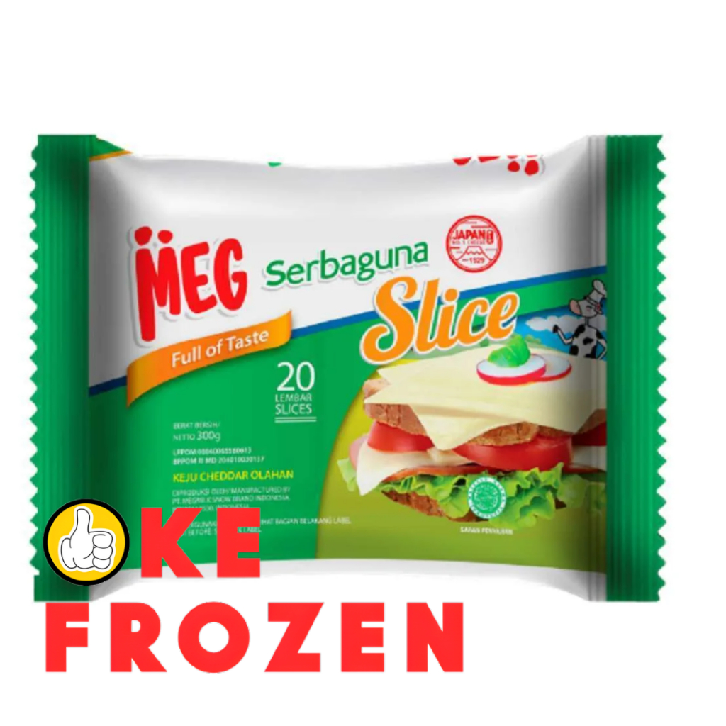 

MEG KEJU SERBAGUNA SLICE 150GR ISI 10 LEMBAR / KEJU SLICE