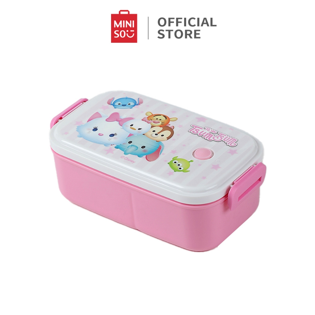 Miniso x Disney Tsum Tsum Collection Kotak Bento Bento Box Lunch Box Kapasitas Besar 1200ml