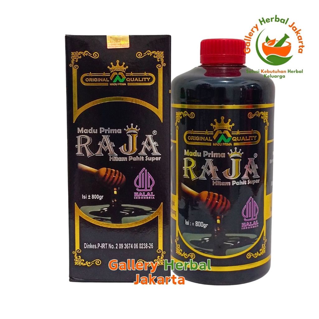 

Madu Prima Raja Hitam Pahit Super 800gram