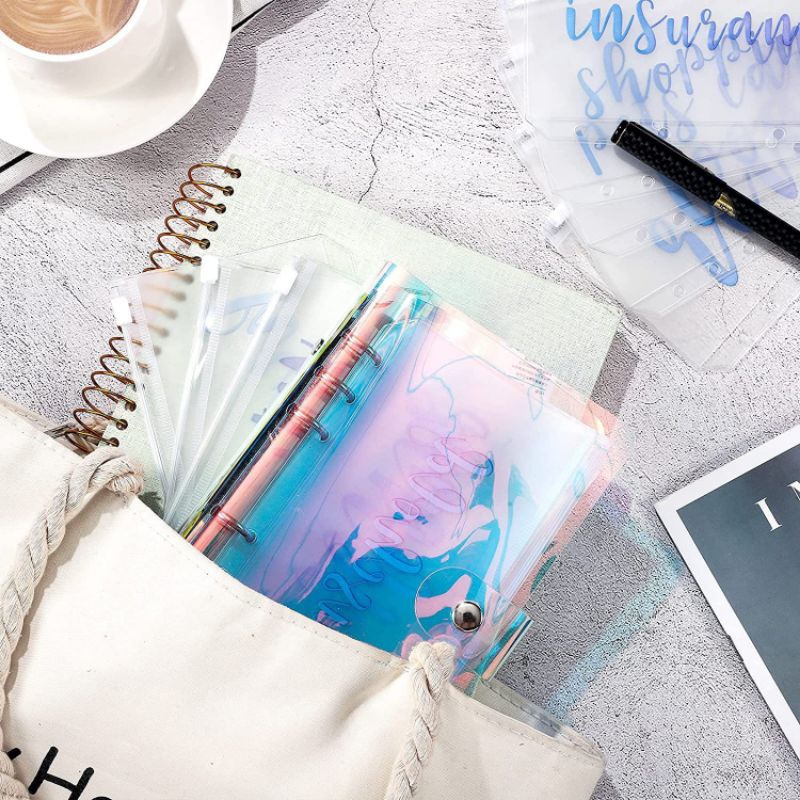 

Binder Laser Hologram A6 6 Lubang Binder Budgeting Binder Kuangan Tabungan