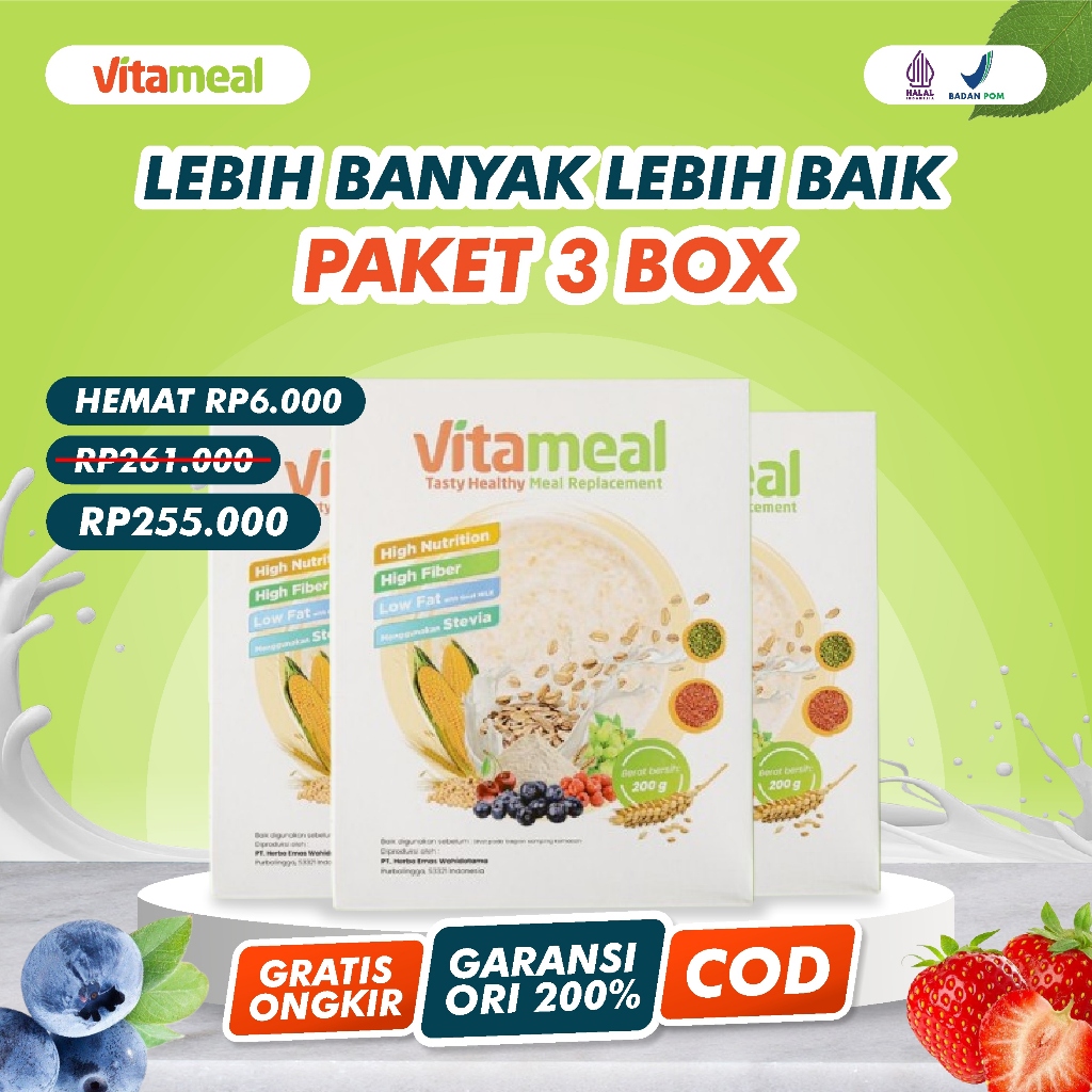 

VITAMEAL - Sereal Sehat Multigrain Paket 3 box