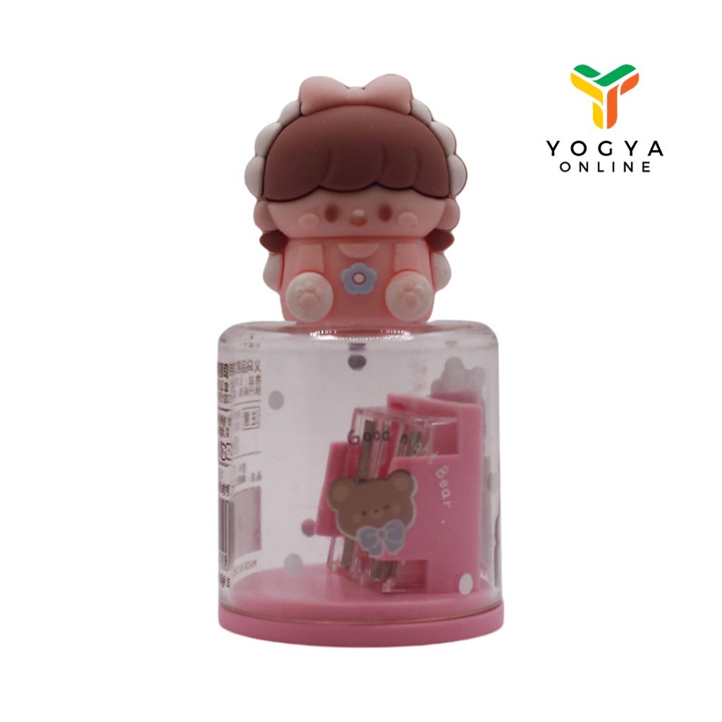 

Sharpener LKM Motif Bow Girl Warna Pink