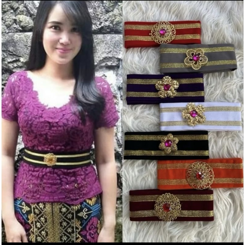 IKAT PINGGANG KEBAYA - SELENDANG OBI BLUDRU - OBI KEBAYA BALI