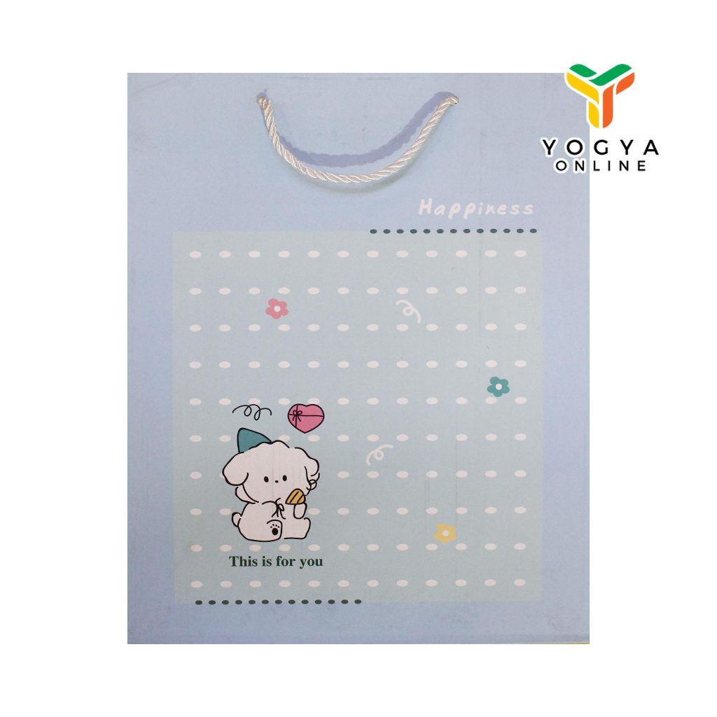 

Paper Bag Tali LKM Beruang Warna Biru Muda