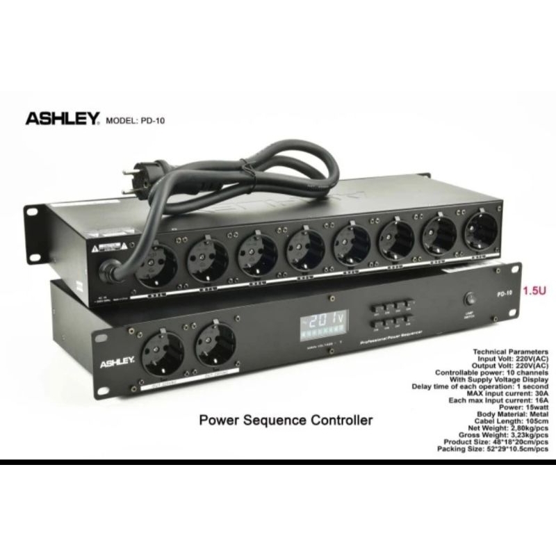 Power Sequencer Ashley PD 10 Controller