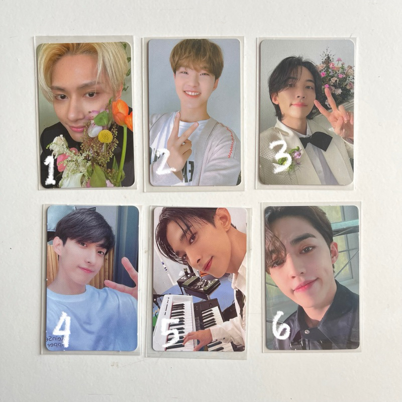 SEVENTEEN OFFICIAL Seungcheol Jeonghan Hoshi Dokyeom Jun Photocard agent spy wedding flower nikahan 