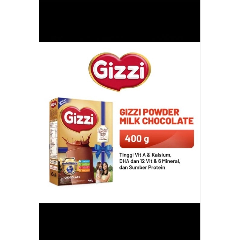 

GIZZI Milk Rasa Chocolate 400Gr