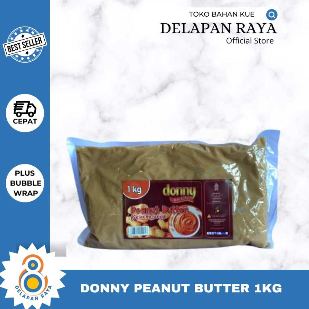 

DONNY PEANUT BUTTER 1KG / SELAI KACANG ISIAN TOPPING ROTI -8Raya