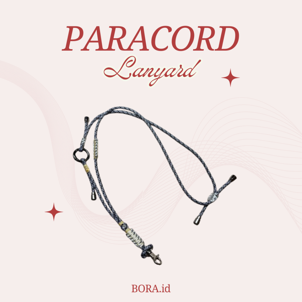 

Lanyard-02 | Lanyard Paracord | Gantungan Tali Name Tag by BORA.id