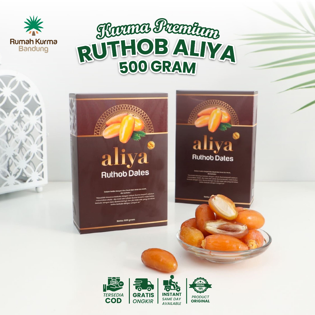 

KURMA RUTHOB PREMIUM ALIYA 500 GRAM ORIGINAL / KURMA RUTHAB / KURMA BASAH