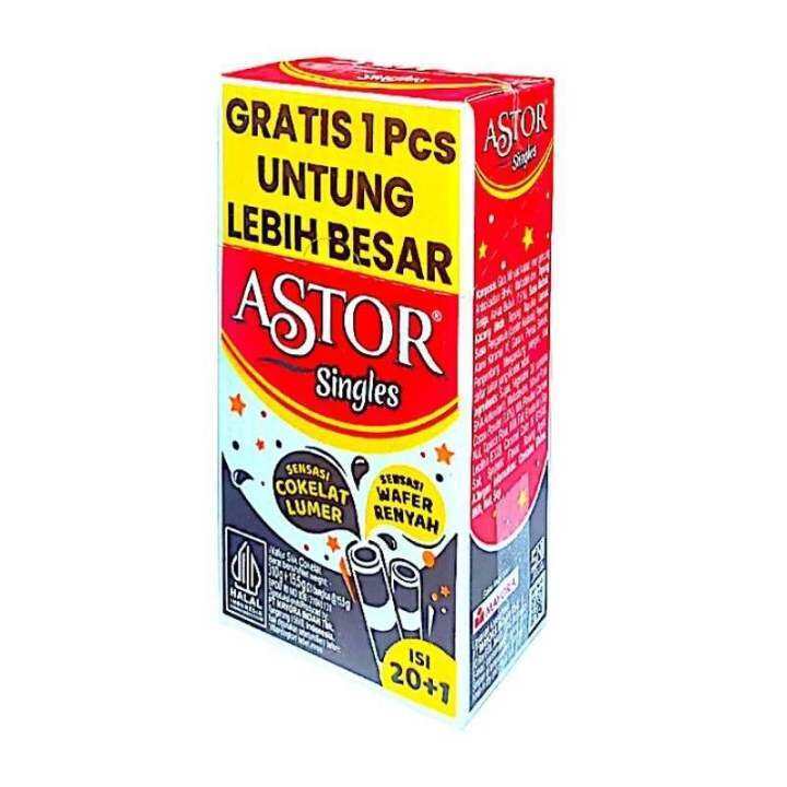 

Astor Singles Chocolate Wafer Box [20x14 Gr]