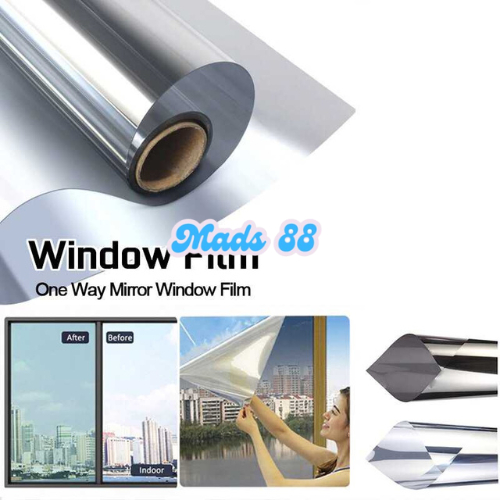 Stiker Setiker Tempelan Kaca Jendela Ruangan Rumah Anti Silau Panas UV Matahari Portabel