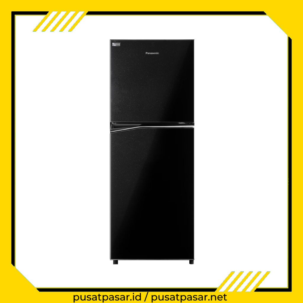 Panasonic Kulkas 2 pintu Inverter NR-BB211Q Sparkling Black