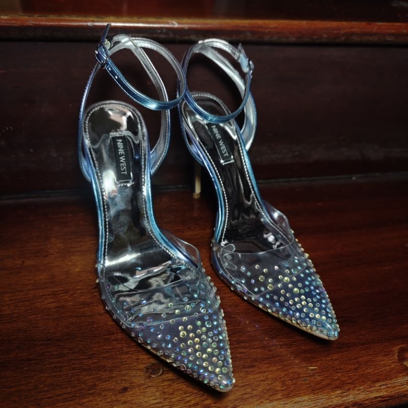 High heels NINE WEST FOREVA ANKLE STRAP DRESS PUMP original